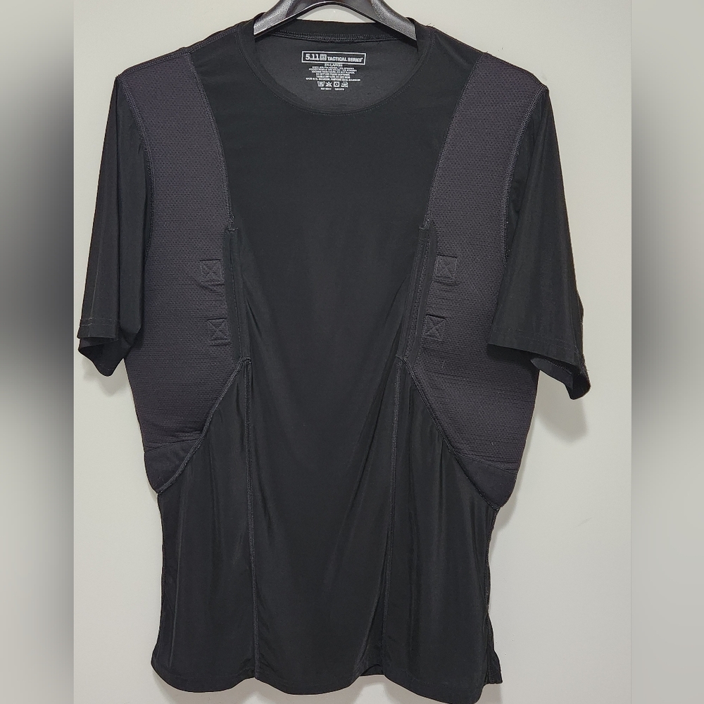 5.11 Tactical Series Men's Black Short Sleeves Shirts Size 2XL
